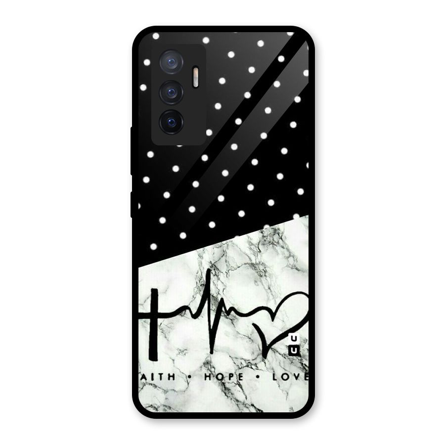 Faith Love Glass Back Case for Vivo V23e