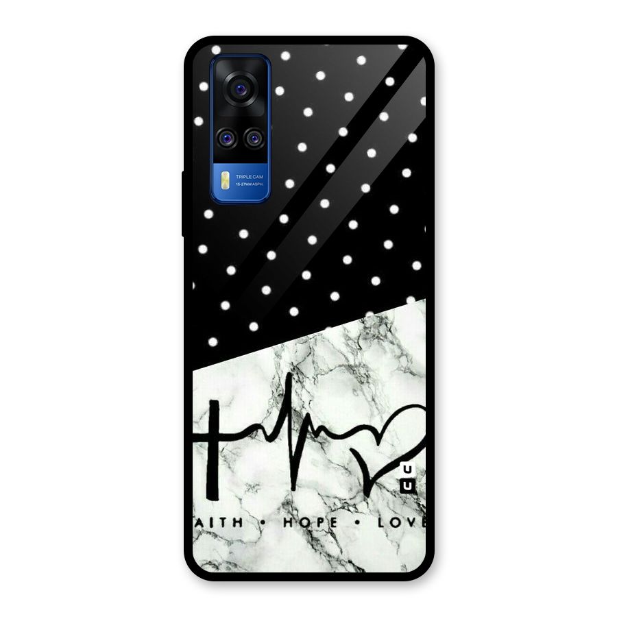 Faith Love Glass Back Case for Vivo Y31