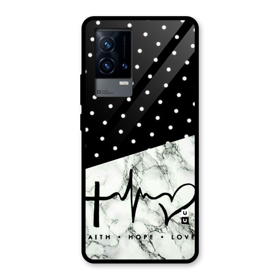Faith Love Glass Back Case for iQOO 9 5G