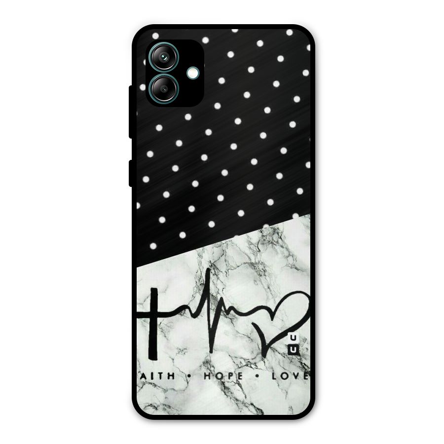 Faith Love Metal Back Case for Galaxy A04
