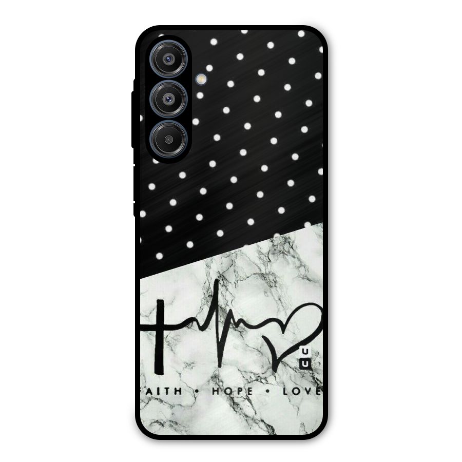 Faith Love Metal Back Case for Galaxy A16 5G