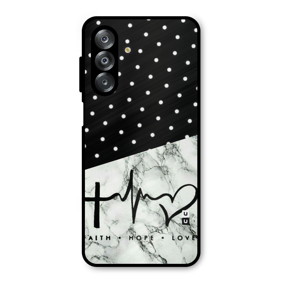 Faith Love Metal Back Case for Galaxy A26