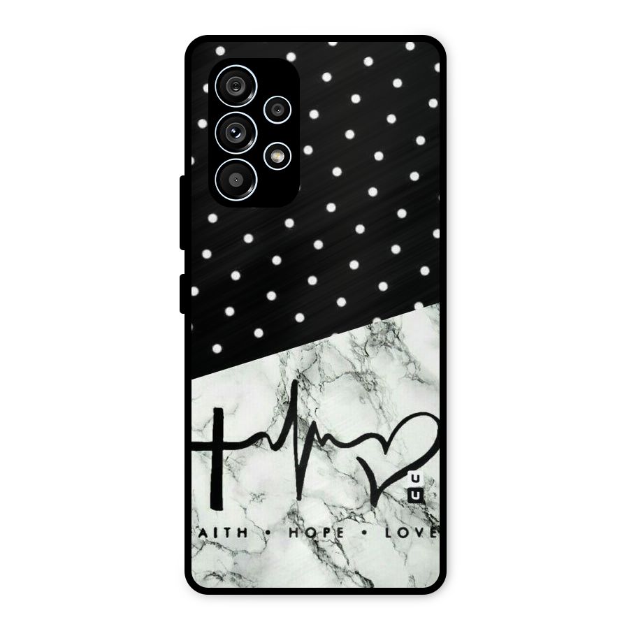 Faith Love Metal Back Case for Galaxy A53 5G