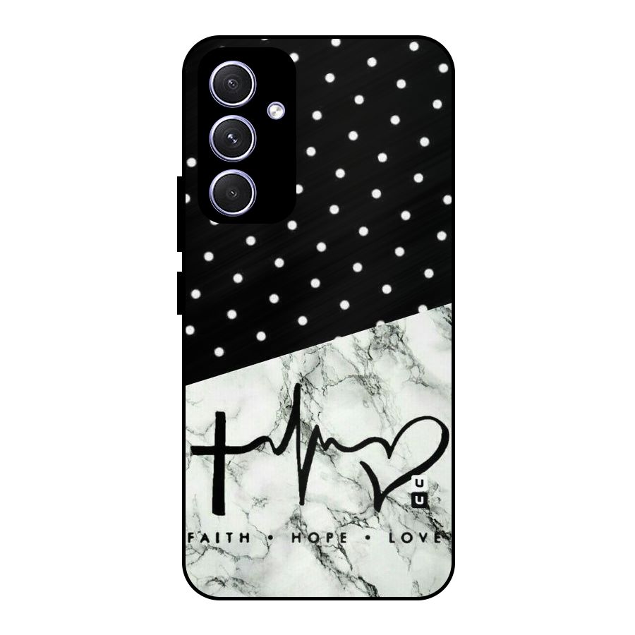 Faith Love Metal Back Case for Galaxy A54