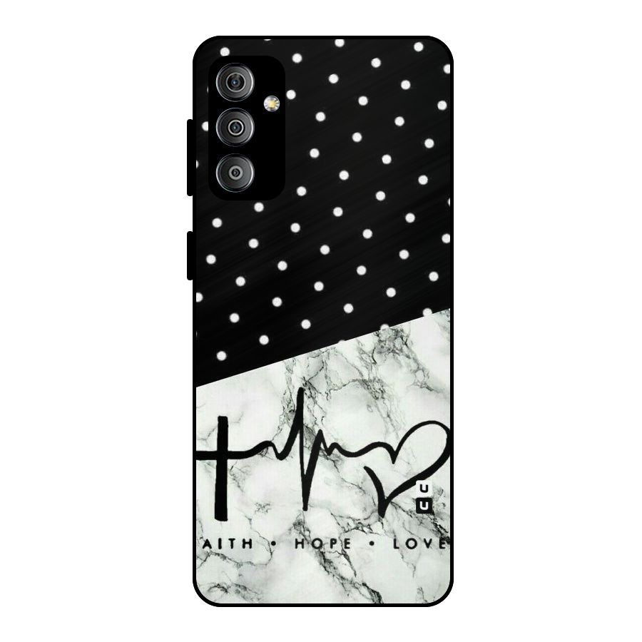 Faith Love Metal Back Case for Galaxy F23