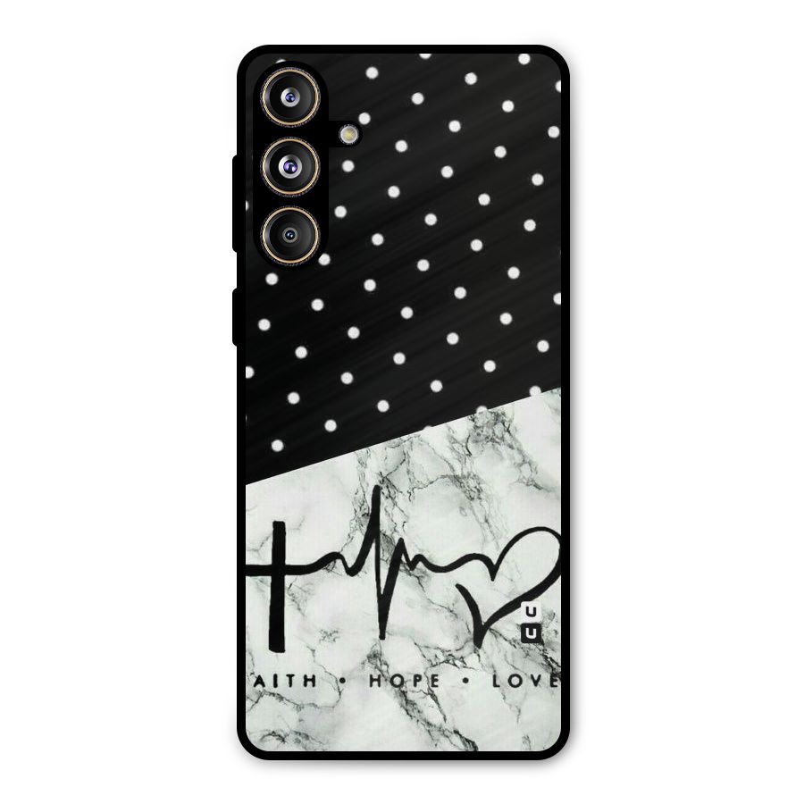 Faith Love Metal Back Case for Galaxy F55