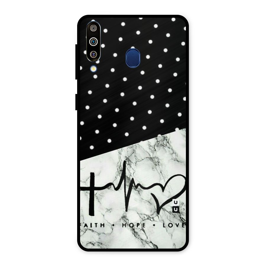 Faith Love Metal Back Case for Galaxy M30