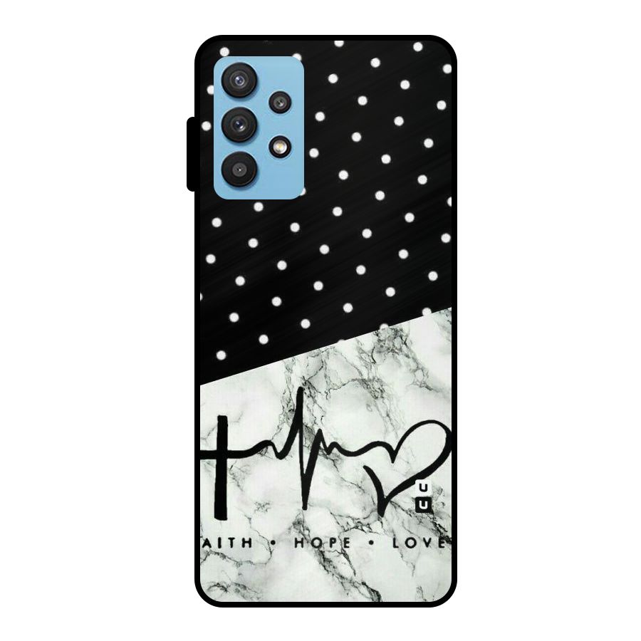 Faith Love Metal Back Case for Galaxy M32 5G