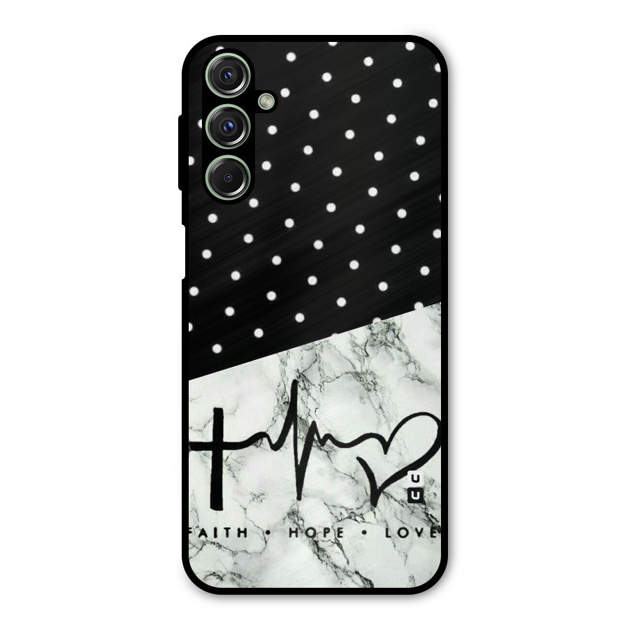 Faith Love Metal Back Case for Galaxy M34
