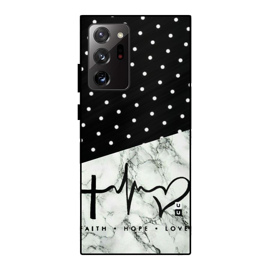 Faith Love Metal Back Case for Galaxy Note 20 Ultra