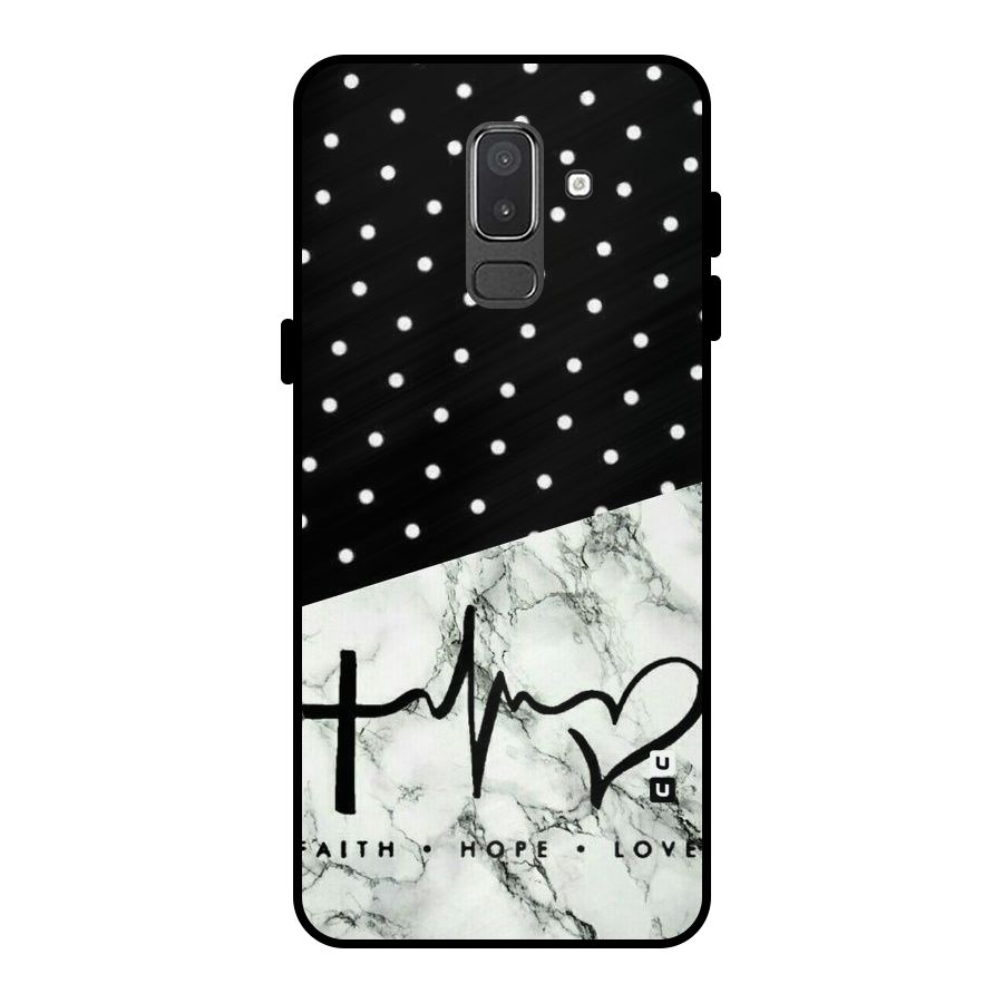 Faith Love Metal Back Case for Galaxy On8 (2018)