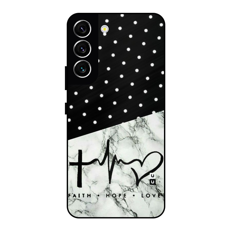 Faith Love Metal Back Case for Galaxy S22 5G