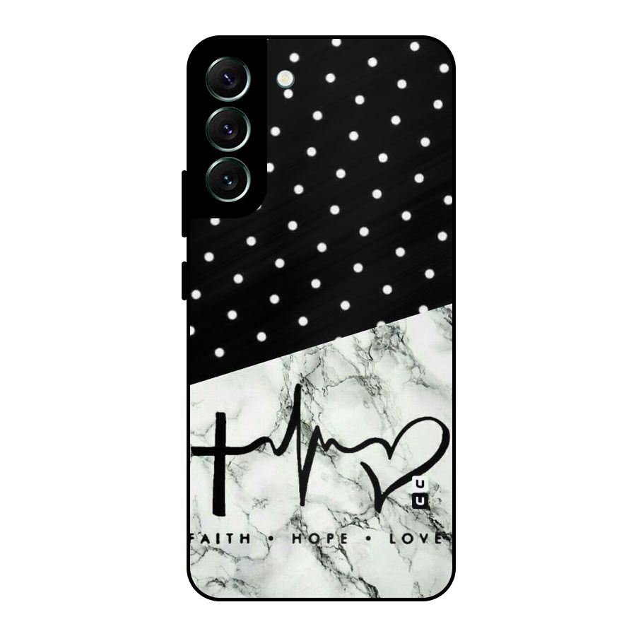 Faith Love Metal Back Case for Galaxy S22 Plus 5G
