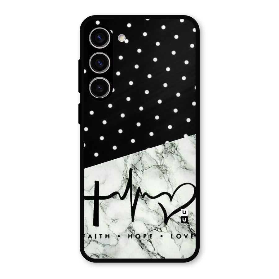 Faith Love Metal Back Case for Galaxy S23 Plus