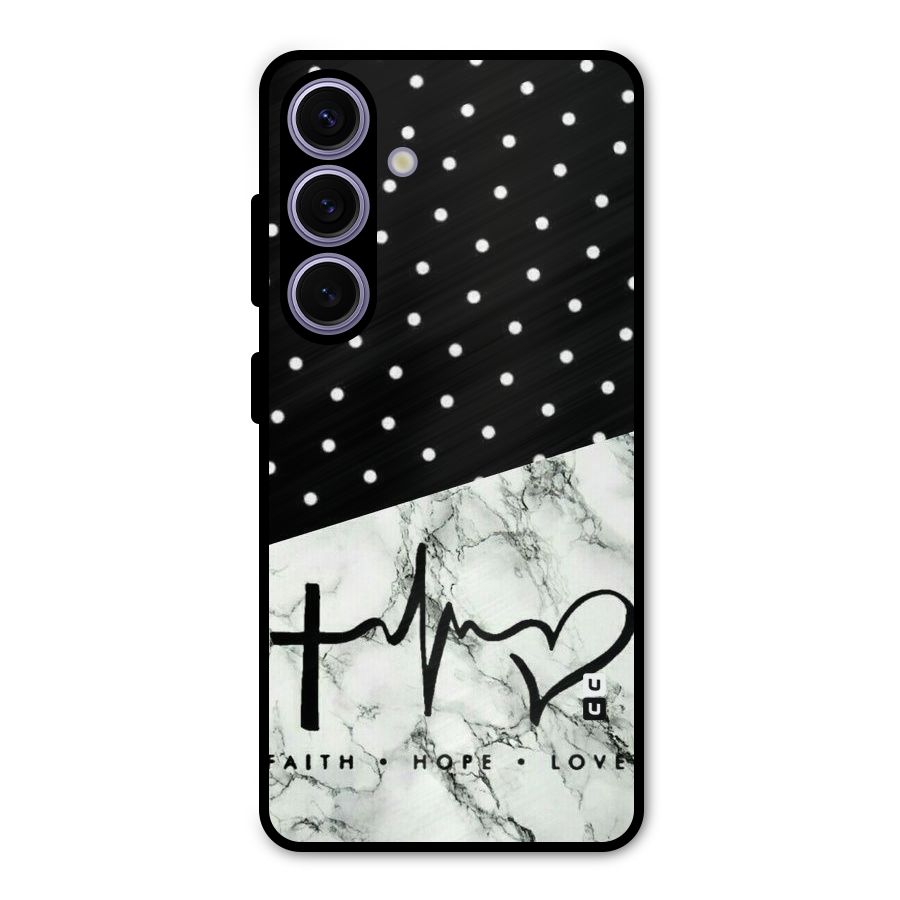 Faith Love Metal Back Case for Galaxy S24