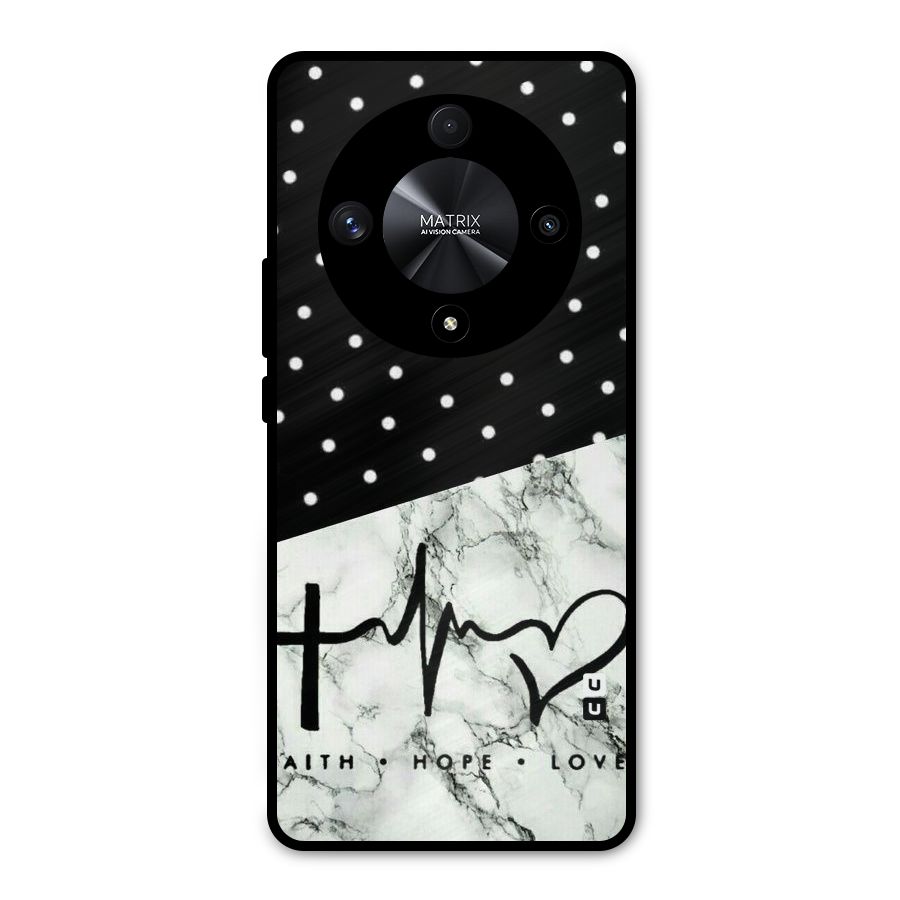 Faith Love Metal Back Case for Honor X9b