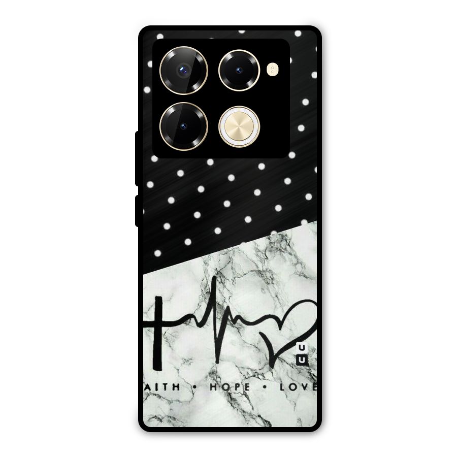 Faith Love Metal Back Case for Infinix Note 40 Pro Plus