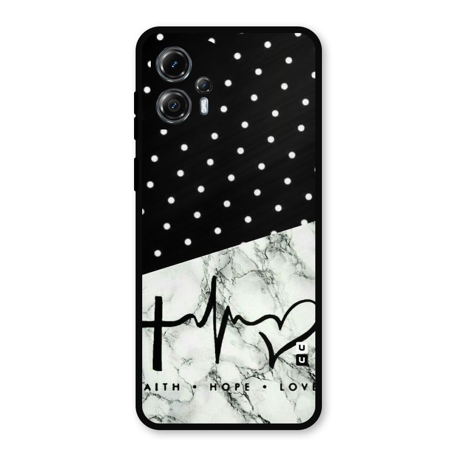 Faith Love Metal Back Case for Moto G13