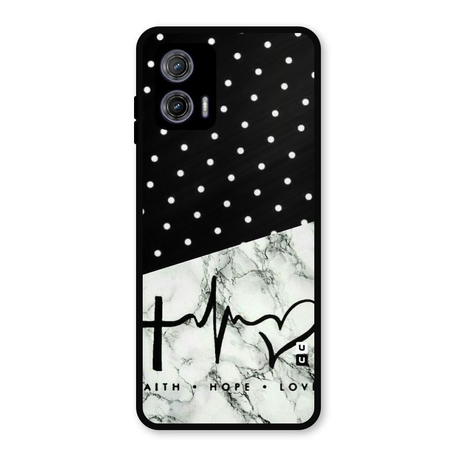 Faith Love Metal Back Case for Moto G73