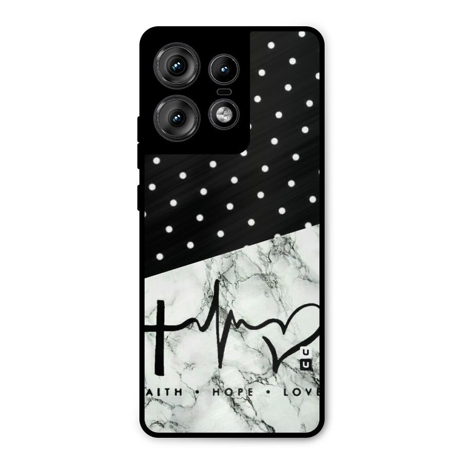 Faith Love Metal Back Case for Motorola Edge 50 Pro