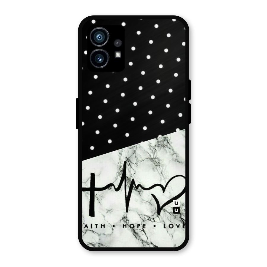Faith Love Metal Back Case for Nothing Phone 1