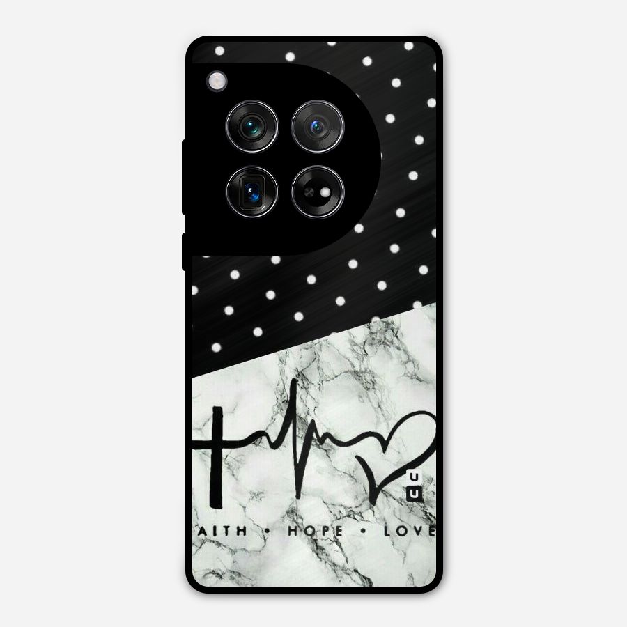 Faith Love Metal Back Case for OnePlus 12