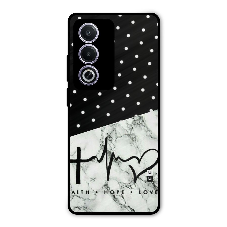 Faith Love Metal Back Case for Oppo A3 Pro