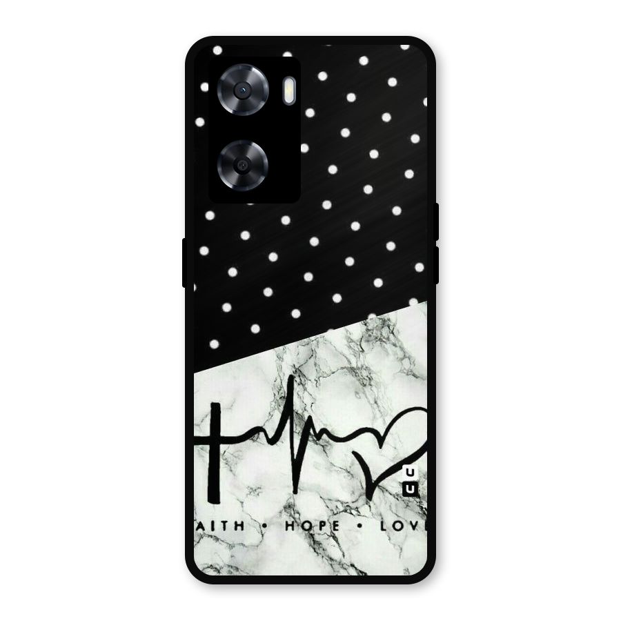 Faith Love Metal Back Case for Oppo A77