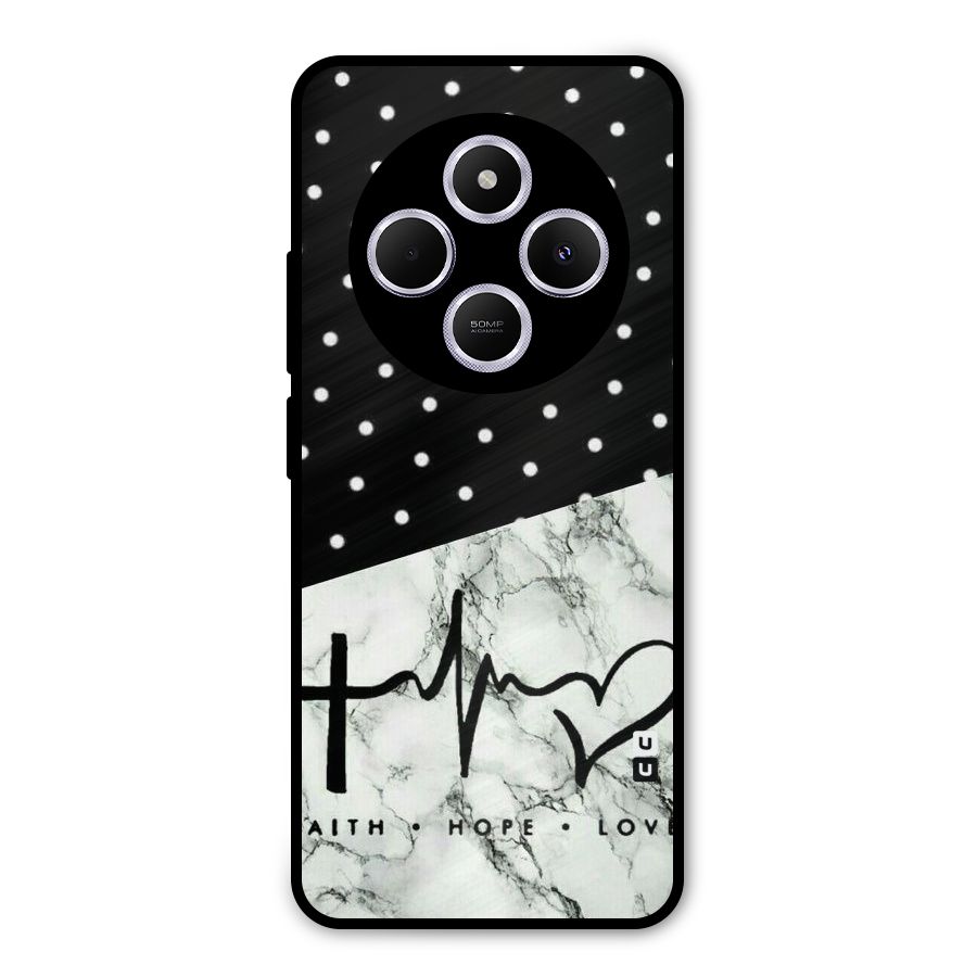 Faith Love Metal Back Case for Poco C75 5G