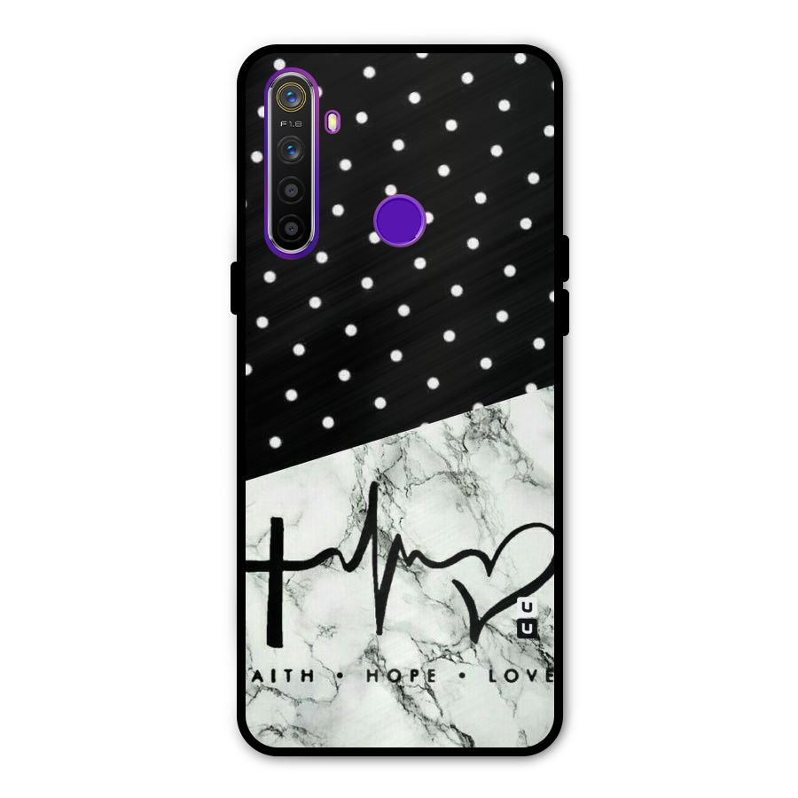 Faith Love Metal Back Case for Realme 5