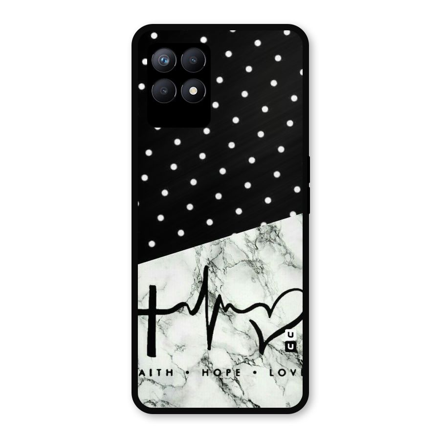 Faith Love Metal Back Case for Realme 8i