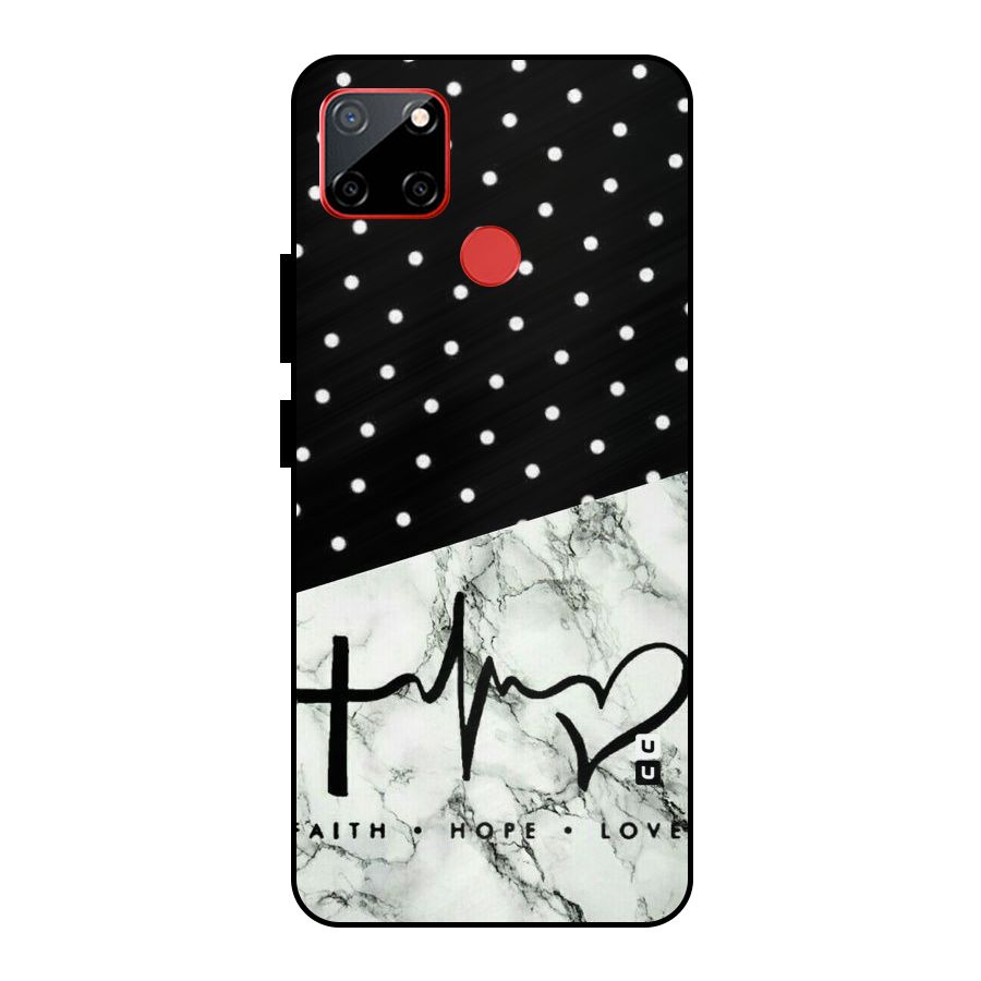 Faith Love Metal Back Case for Realme C12