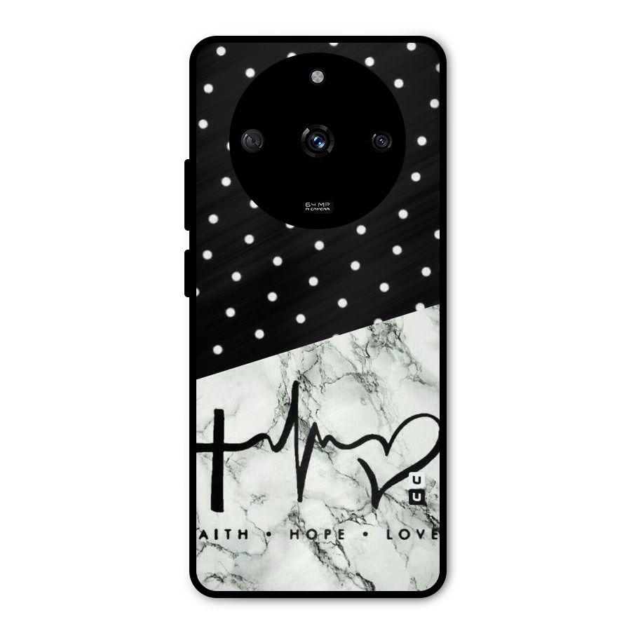 Faith Love Metal Back Case for Realme Narzo 60 5G
