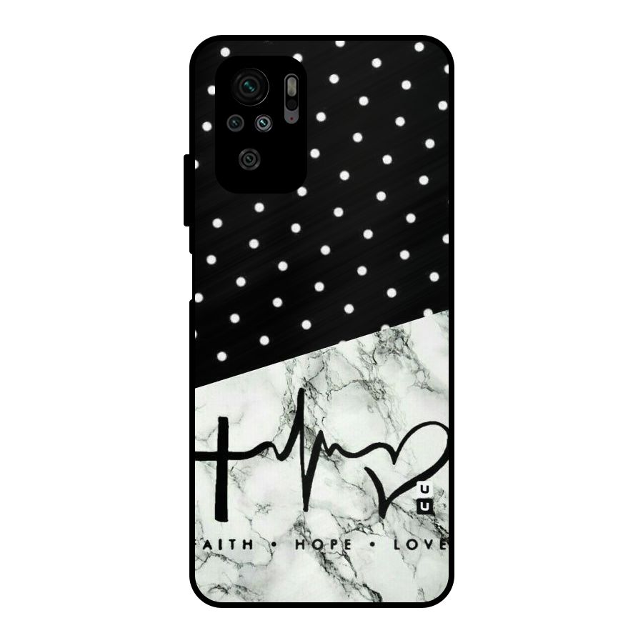 Faith Love Metal Back Case for Redmi Note 10S