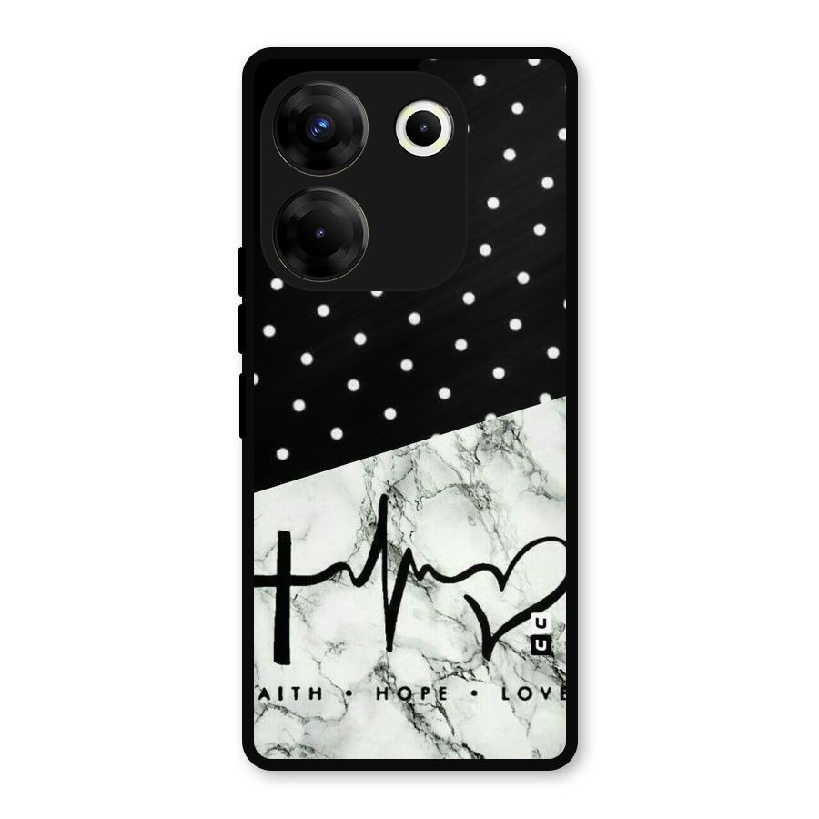 Faith Love Metal Back Case for Tecno Camon 20 Pro