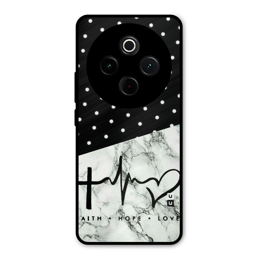 Faith Love Metal Back Case for Vivo T4