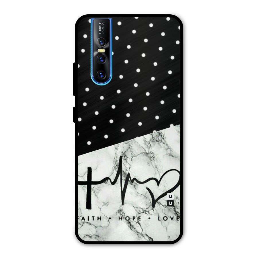 Faith Love Metal Back Case for Vivo V15 Pro