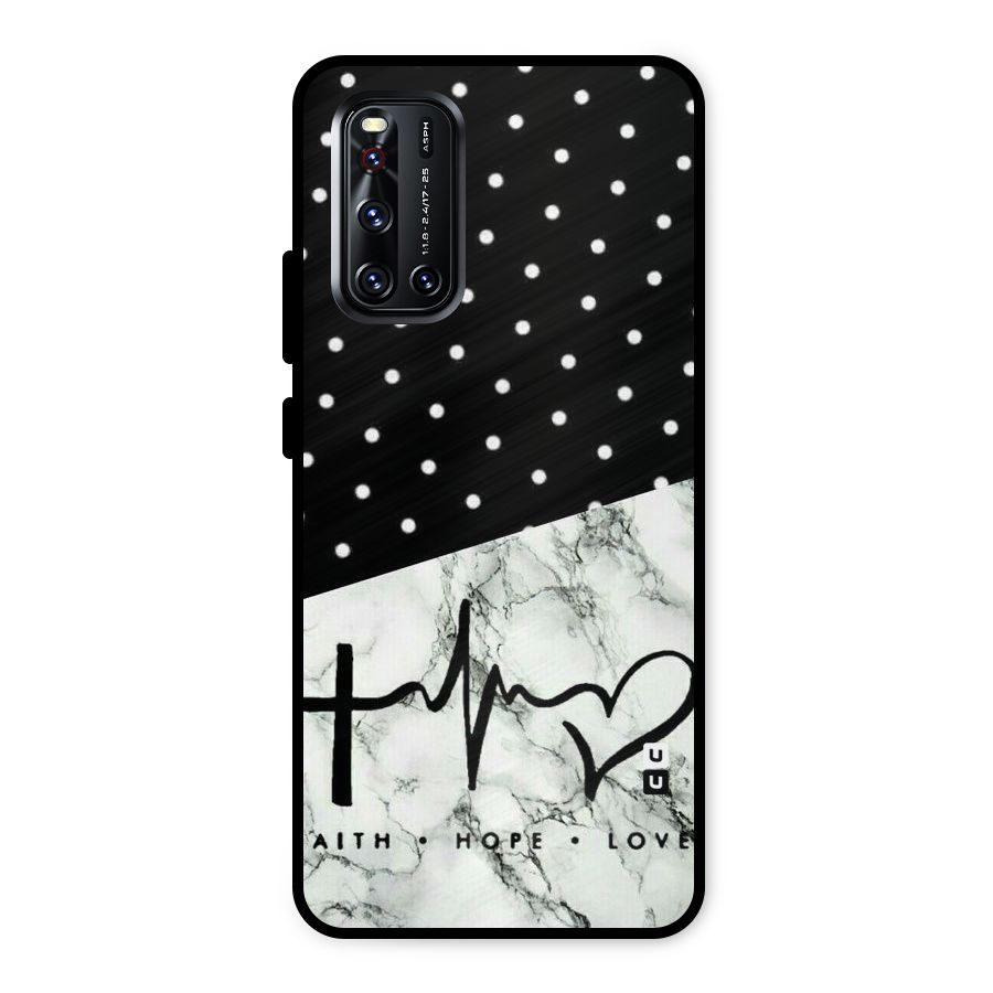 Faith Love Metal Back Case for Vivo V19