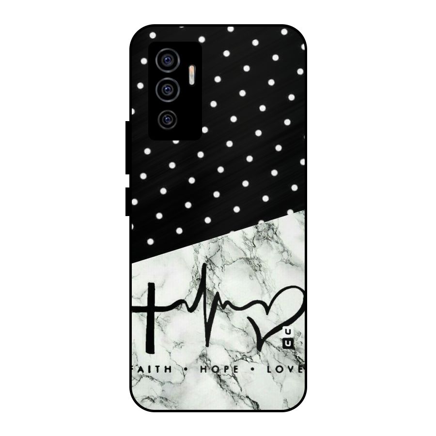 Faith Love Metal Back Case for Vivo V23e