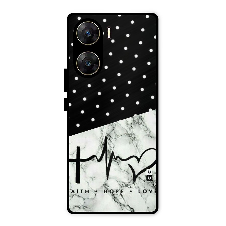 Faith Love Metal Back Case for Vivo V29e