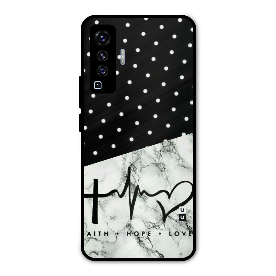 Faith Love Metal Back Case for Vivo X50