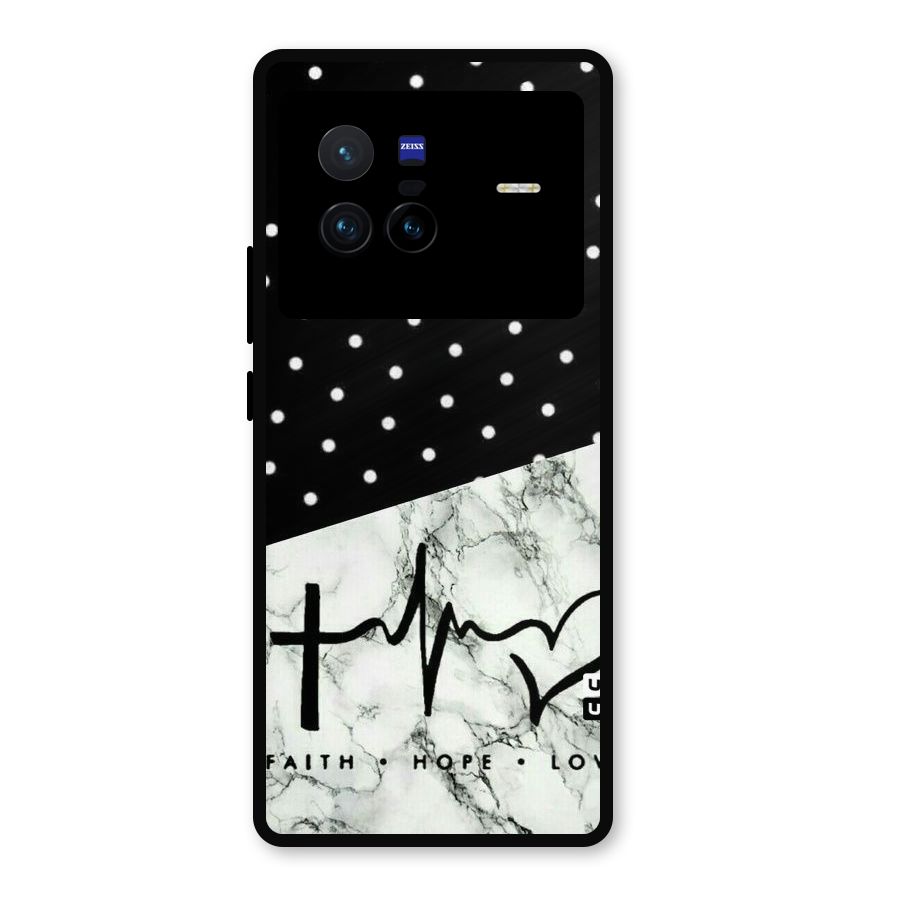 Faith Love Metal Back Case for Vivo X80