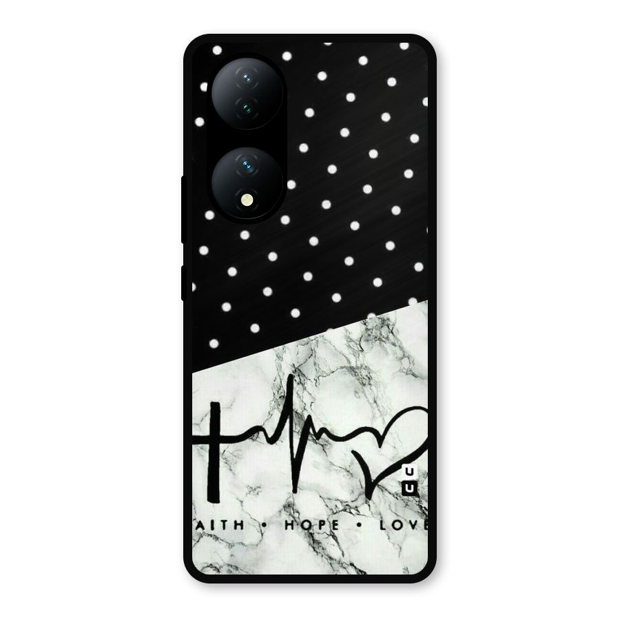 Faith Love Metal Back Case for Vivo Y100