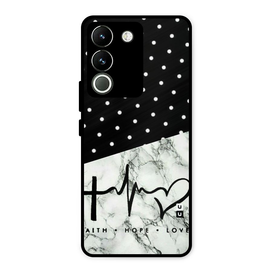 Faith Love Metal Back Case for Vivo Y200