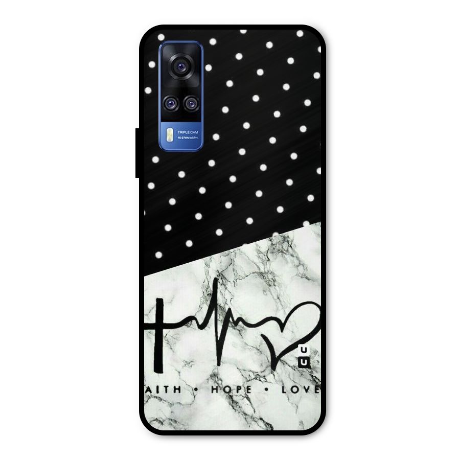 Faith Love Metal Back Case for Vivo Y31