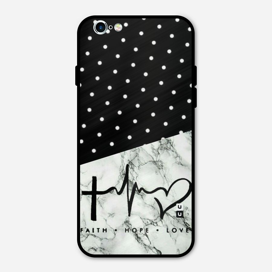 Faith Love Metal Back Case for iPhone 6 6s