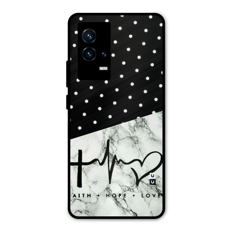 Faith Love Metal Back Case for iQOO 9 5G