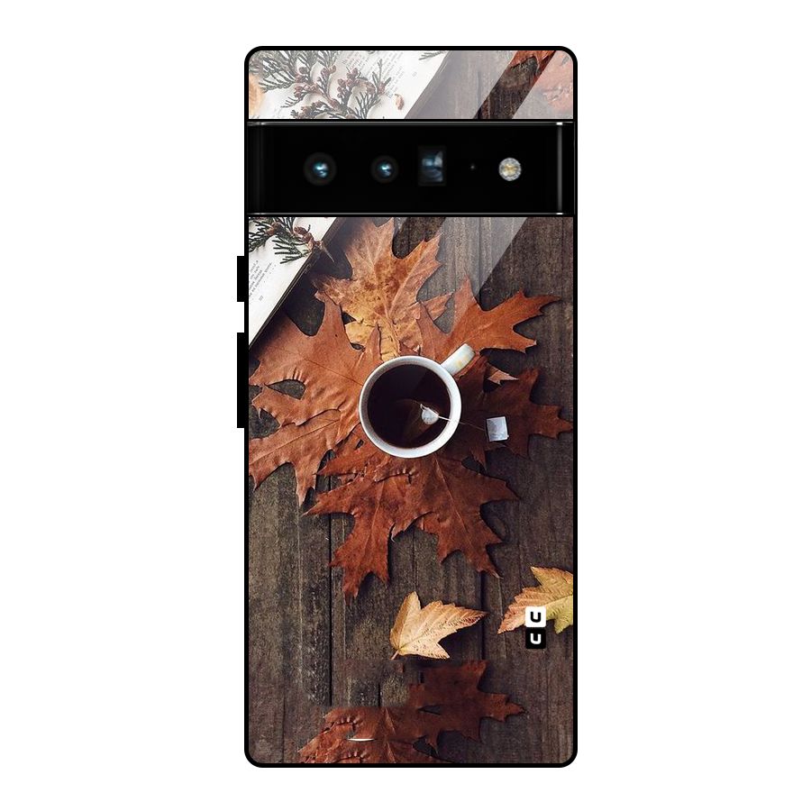 Fall Leaf Coffee Glass Back Case for Google Pixel 6 Pro