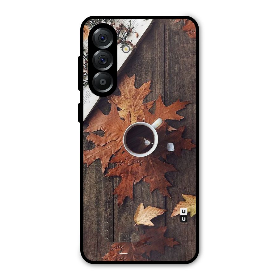 Fall Leaf Coffee Metal Back Case for Galaxy A56