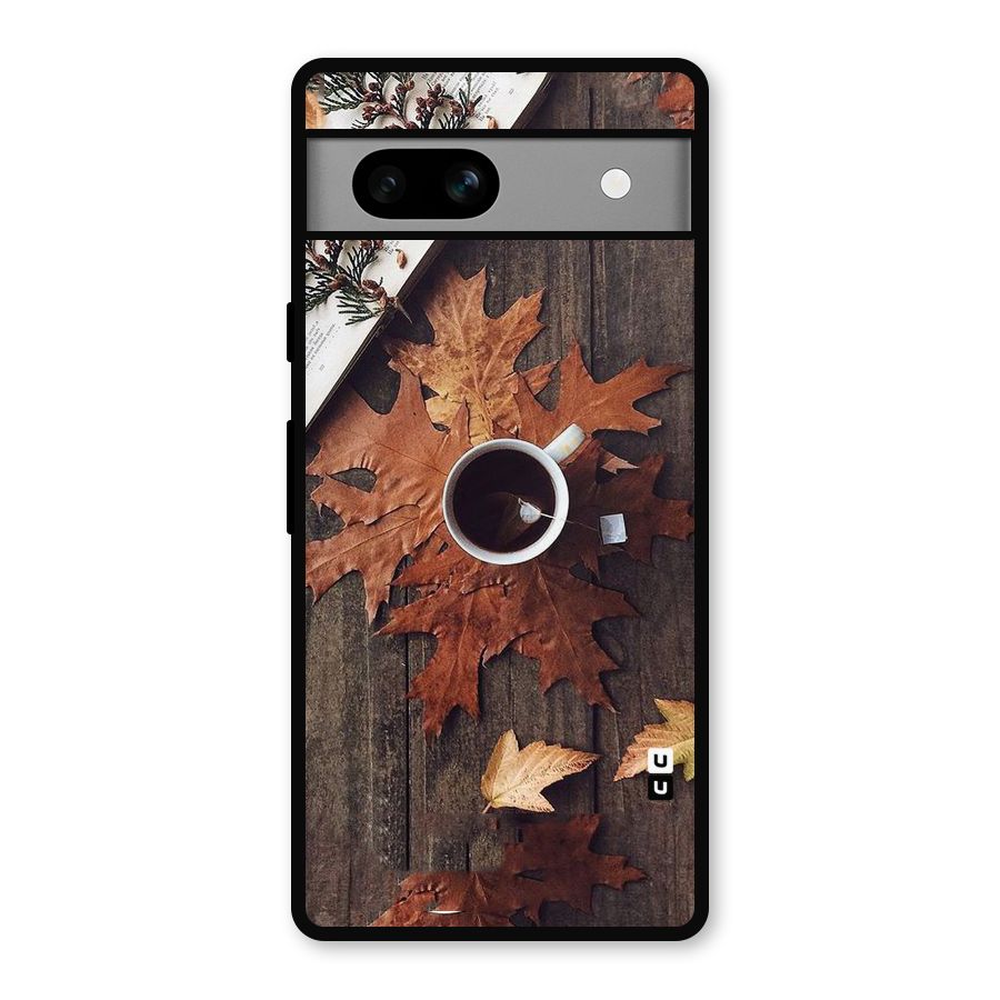 Fall Leaf Coffee Metal Back Case for Google Pixel 7a